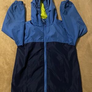 Eddie Bauer Kids Raincoat in Blue and Navy